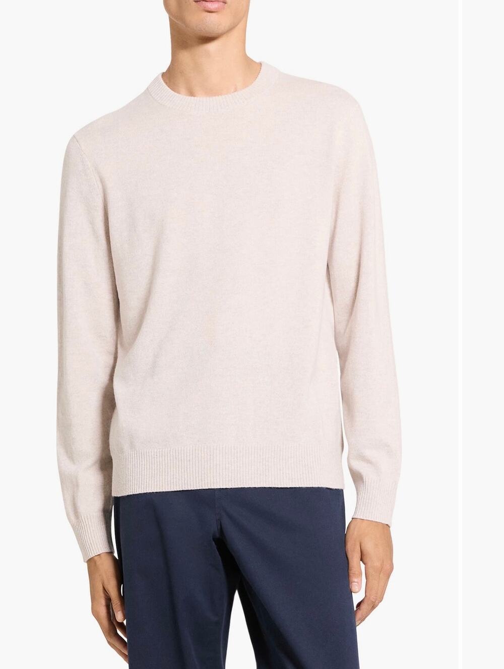 Theory Men's Hilles Cashmere Crewneck Sweater - Size Large